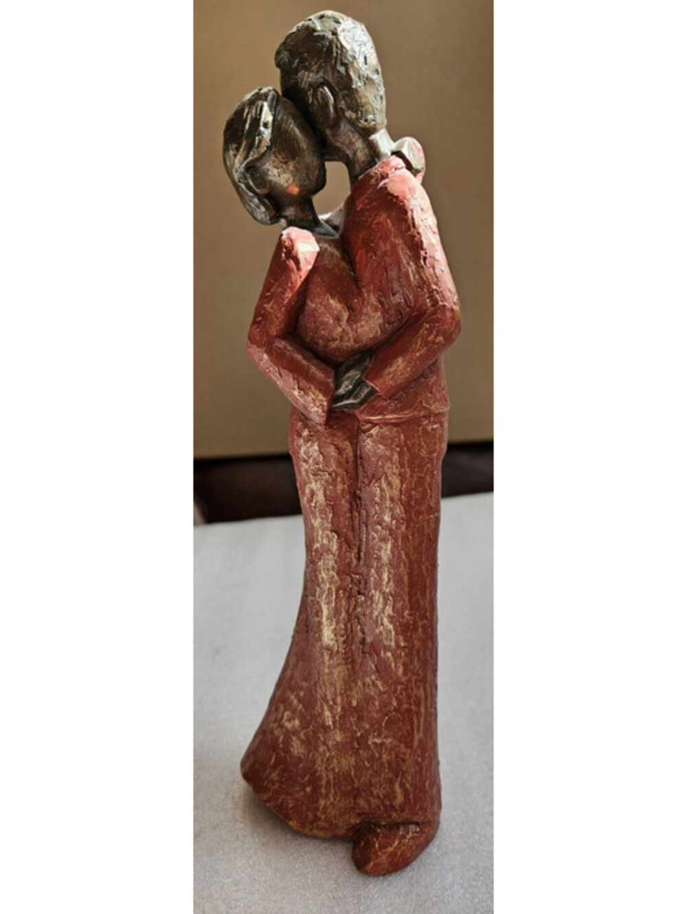 Genesis Fine Arts Heredities Sculpture Forever Red Gold color Ireland romantic